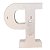 LETRA LED P PLASTICO BRANCO 22CM - Imagem 2