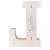 LETRA LED L PLASTICO BRANCO 22CM - Imagem 4
