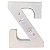 LETRA LED Z PLASTICO BRANCO 22CM - Imagem 3
