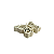 MINI BORBOLETA FRUFRU MDF AMARELO CANDY - Imagem 2