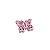 MINI BORBOLETA FRUFRU MDF ROSA BEBE - Imagem 3