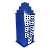 Prédio 8 Janelas Modelo 2 Decorativo Festas MDF Azul Royal - Imagem 2