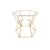 SUPORTE SEXTAVADO FERRO P/ BANDEJA SO BOLEIRAS GDE DOURADO - Imagem 1