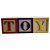 Trio Cubos Mdf Toy 15x15 Colorido Decorativo Festa Letras - Imagem 1