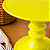 Prato Mosaico Pé Torneado Só Boleiras 19,5X22 Amarelo Neon - Imagem 5