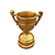 TROFEU DOURADO CERAMICA - Imagem 2