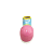 Sapato De Palhaço Cerâmica Pequeno Rosa Decorativo Circo - Imagem 3