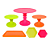 Kit Comemore Só Boleiras Neon 6 Pcs Decor Festa Aniversário - Imagem 1