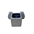 CACHEPOT CONTROLE DE VIDEO GAME CINZA - Imagem 2
