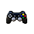 CONTROLE DE VIDEO GAME DE CERAMICA PRETO - Imagem 1