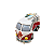 KOMBI DE CERAMICA VERMELHO - Imagem 1