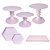 Kit Festa Mosaico Rosa Candy Peças Decorativas Só Boleiras - Imagem 1