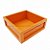 Caixote Mdf Canelado Vintage Laranja Decorativo Festa Caixa - Imagem 2