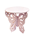 PRATO BORBOLETA GRANDE ROSA BEBE - Imagem 1