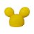 Cabeça Mouse Cortada Cerâmica Amarelo Decoração - Imagem 5