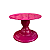 Prato Mosaico Pé Simples Só Boleiras 14,5X22 Fucsia - Imagem 1