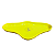 Bandeja Orgânica Neon Amarelo 250 Decora Festas Só Boleiras - Imagem 1