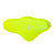 Bandeja Orgânica Neon Amarelo 250 Decora Festas Só Boleiras - Imagem 3