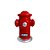 HIDRANTE FIRE DETALHE PRATA VERMELHO - Imagem 1