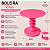 Prato Mosaico Pé Torneado Só Boleiras 19,5X22 Neon Rosa - Imagem 6