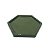 Bandeja Mosaico Sextavada Grande Verde Musgo Decorativa - Imagem 1