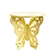 PRATO BORBOLETA GRANDE AMARELO CANDY - Imagem 2