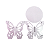 PRATO BORBOLETA GRANDE LILAS - Imagem 3
