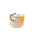 VASO BALDE DE TINTA ALCA CORDA AMARELO CANDY - Imagem 2