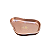 Bandeja Orgânica Só Boleiras 130 Rose Gold Decorativa Festa - Imagem 1