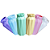 VASO DE PLASTICO GLAM LILAS - Imagem 3