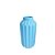 Vaso Elegance De Plástico Decorativo 18Cm Azul Bebê - Imagem 1