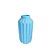 Vaso Elegance De Plástico Decorativo 18Cm Azul Bebê - Imagem 1