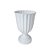 Vaso Plástico Dubai Pequeno Branco Decorativo Flores Jardim - Imagem 30