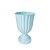 Vaso Plástico Dubai Pequeno Azul Bebê Decorativo Flor Jardim - Imagem 15