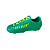 Chuteira Futebol Verde e Amarelo Cerâmica Decoração Festas - Imagem 1
