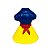VESTIDO CERAMICA VERMELHO-AMARELO-AZUL - Imagem 2
