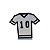 DISPLAY MDF CAMISA 10 BRANCO COM PRETO - Imagem 1