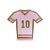 DISPLAY MDF CAMISA 10 ROSA BEBE COM DOURADO - Imagem 3