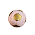 BOLA DE FUTEBOL CERAMICA ROSA E DOURADO - Imagem 3