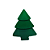Petisqueira plastica arvore de natal verde - Imagem 2