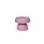 Boleira Cogumelo Pequena Prato Doces Só Boleiras Rosa Bebê - Imagem 1