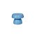 Boleira Cogumelo Pequena Prato Doces Só Boleiras Azul Bebê - Imagem 13