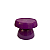 Boleira Cogumelo Pequena Prato Doces Só Boleiras Roxo - Imagem 1