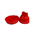 Boleira Cogumelo Pequena Prato Doces Só Boleiras Vermelho - Imagem 3