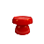 Boleira Cogumelo Pequena Prato Doces Só Boleiras Vermelho - Imagem 1