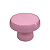 Boleira Cogumelo Média Prato Doces Só Boleiras Rosa Bebê - Imagem 2