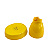 Boleira Cogumelo Média Prato Doces Só Boleiras Amarelo Gema - Imagem 3