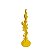 Alga Mdf Modelo 2 Médio Amarelo Gema Decorativo Festa - Imagem 2