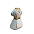 Vestido Ceramica Dourado-Azul bb-Branco - Imagem 2