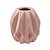 Vaso Geometrico Peq Rosa Bebe Fosco - Imagem 1
